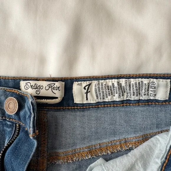 Indigo Rein Classic Blue Mini Skirt - Picture 3 of 3